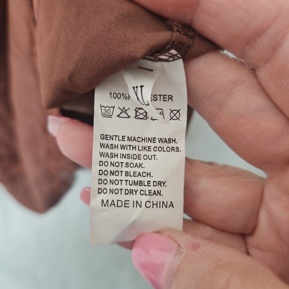 Womens Sz XL Babydoll Camisole Tank Top Brown Coquette  Y2k Style Lace - Picture 6 of 6